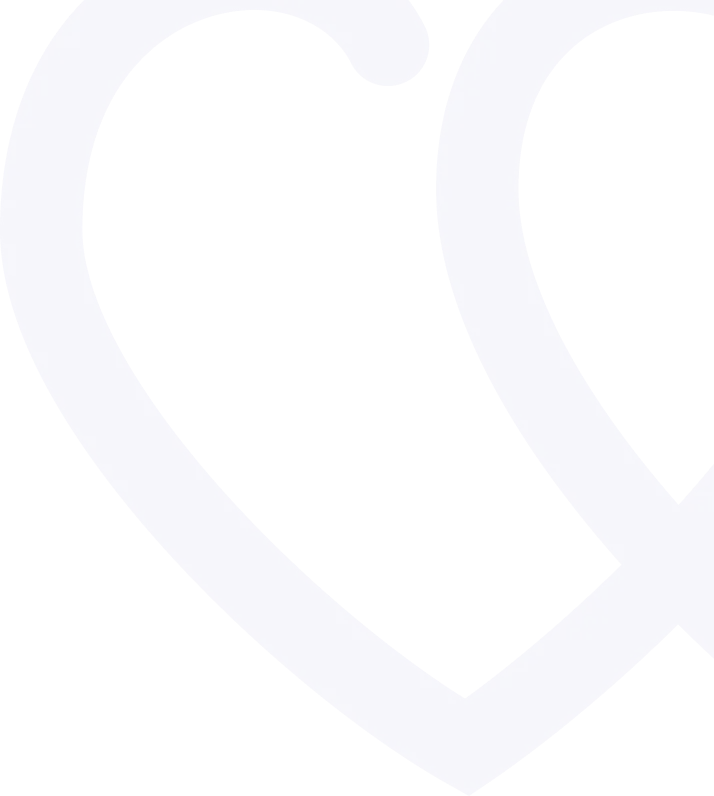 Couples using the LoveWorkz relationship app, decorative about page background on desktop